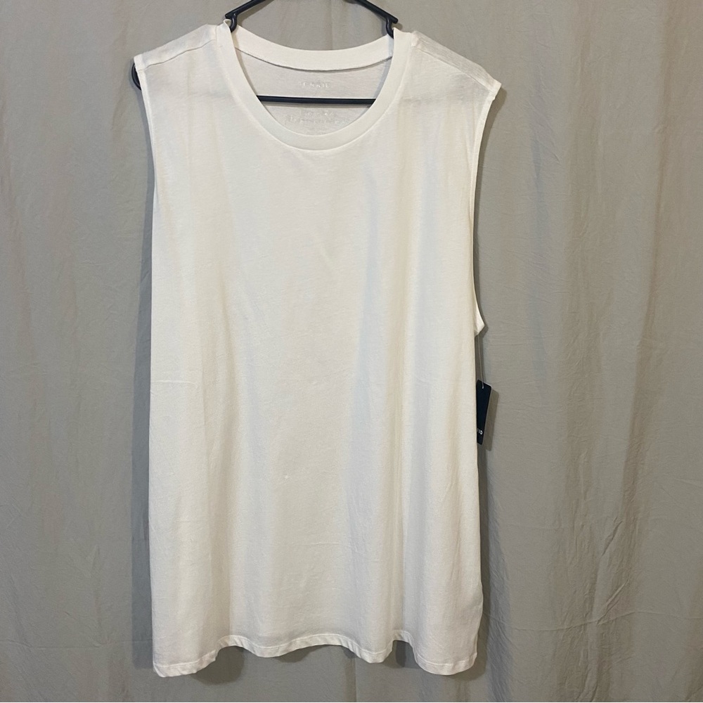 Torrid size 2 white jersey tank top NWT